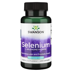 Swanson Selenium (L-Selenomethionine) 100 mcg 200 Cápsulas