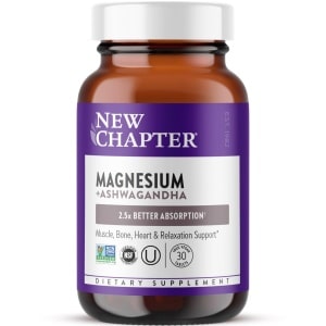 New Chapter Magnesium + Ashwagandha, 325 mg