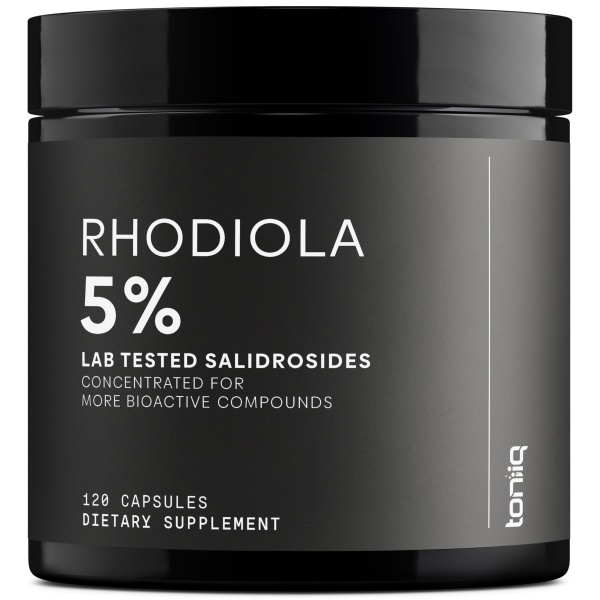 Toniiq Rhodiola 600mg Triple Strength - 120 Cápsulas Imagen de Toniiq Rhodiola 600mg Triple Strength - 120 Cápsulas
