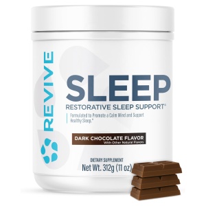 Revive MD Sleep Support en sabor chocolate oscuro