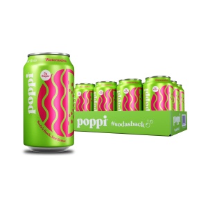 Bebida prebiótica sabor sandía con vinagre de manzana
