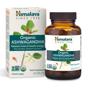 Himalaya Organic Ashwagandha para Alivio del Estrés y Mejora de Energía