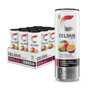 CELSIUS Sparkling Mango Passionfruit Bebida Energética