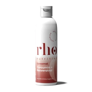 Rho Nutrition Liposomal Curcumin y Resveratrol Líquido