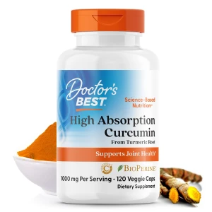 Curcumin de Alta Absorción con BioPerine de Doctor's Best