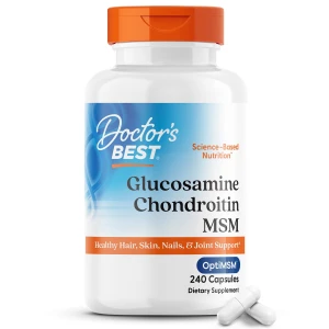 Suplemento Doctor's Best para articulaciones saludables con Glucosamina y OptiMSM