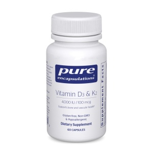 Vitamina D3 y K2 para soporte óseo e inmunológico