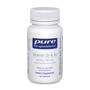 Vitamina D3 y K2 para soporte óseo e inmunológico