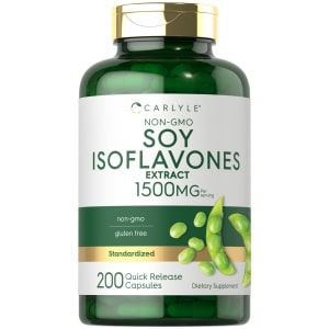 Imagen principal de Carlyle Soy Isoflavones 1500mg para apoyo de bienestar natural