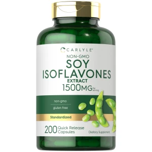 Imagen principal de Carlyle Soy Isoflavones 1500mg para apoyo de bienestar natural