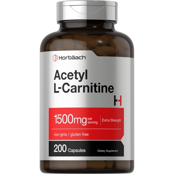 Horbäach Acetyl L-Carnitine 1500mg Cápsulas Potentes Horbäach Acetyl L-Carnitine 1500mg Cápsulas Potentes