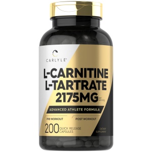 Cápsulas de L-Carnitine Tartrate 2175mg de Carlyle, fórmula avanzada
