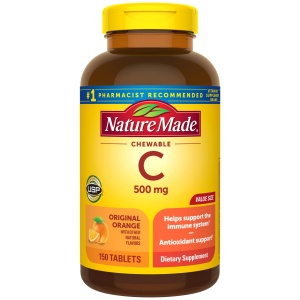 Vitamina C Masticable 500 mg de Nature Made para Sistema Inmunológico