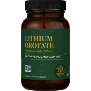 Lithium Orotate para equilibrio mental y calma