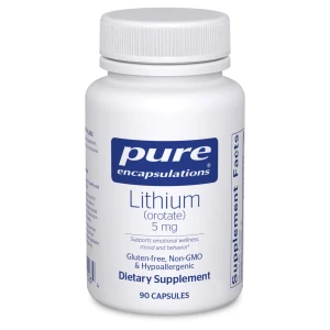 Lithium Orotate con N-Acetyl-L-Cysteine para respaldo cerebral