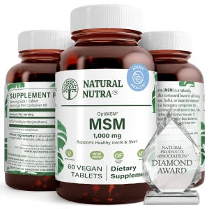 MSM 1000mg para salud de articulaciones y bienestar Methylsulfonylmethane