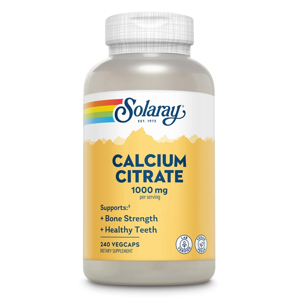 Cápsulas de Calcio Citrato para Huesos y Dientes Saludables